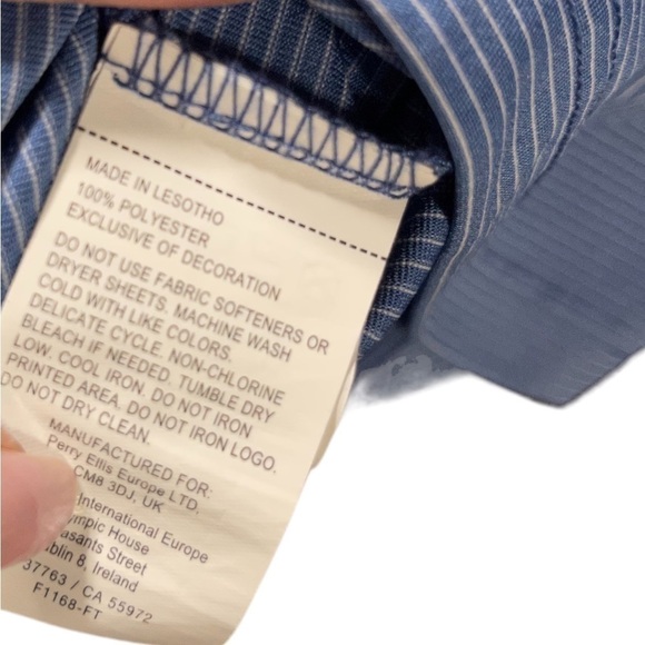 Men’s Grand Slam Regatta Blue Stripe Performance Polo XXL Excellent Condition - Picture 9 of 15